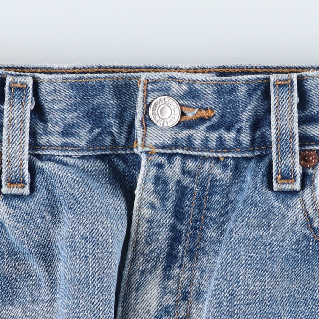 2000'S Levi's 00505-4891 Regular Fit Straight Leg Tapered Denim Pants, Men's Size W31 cotton blue type Vintage Second Hand