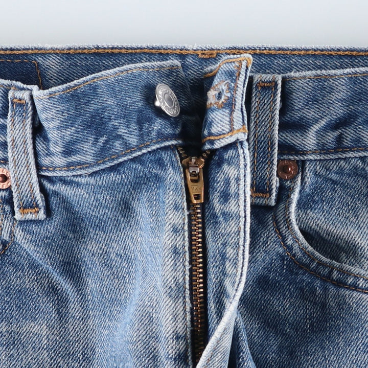 2000'S Levi's 00505-4891 Regular Fit Straight Leg Tapered Denim Pants, Men's Size W31 cotton blue type Vintage Second Hand
