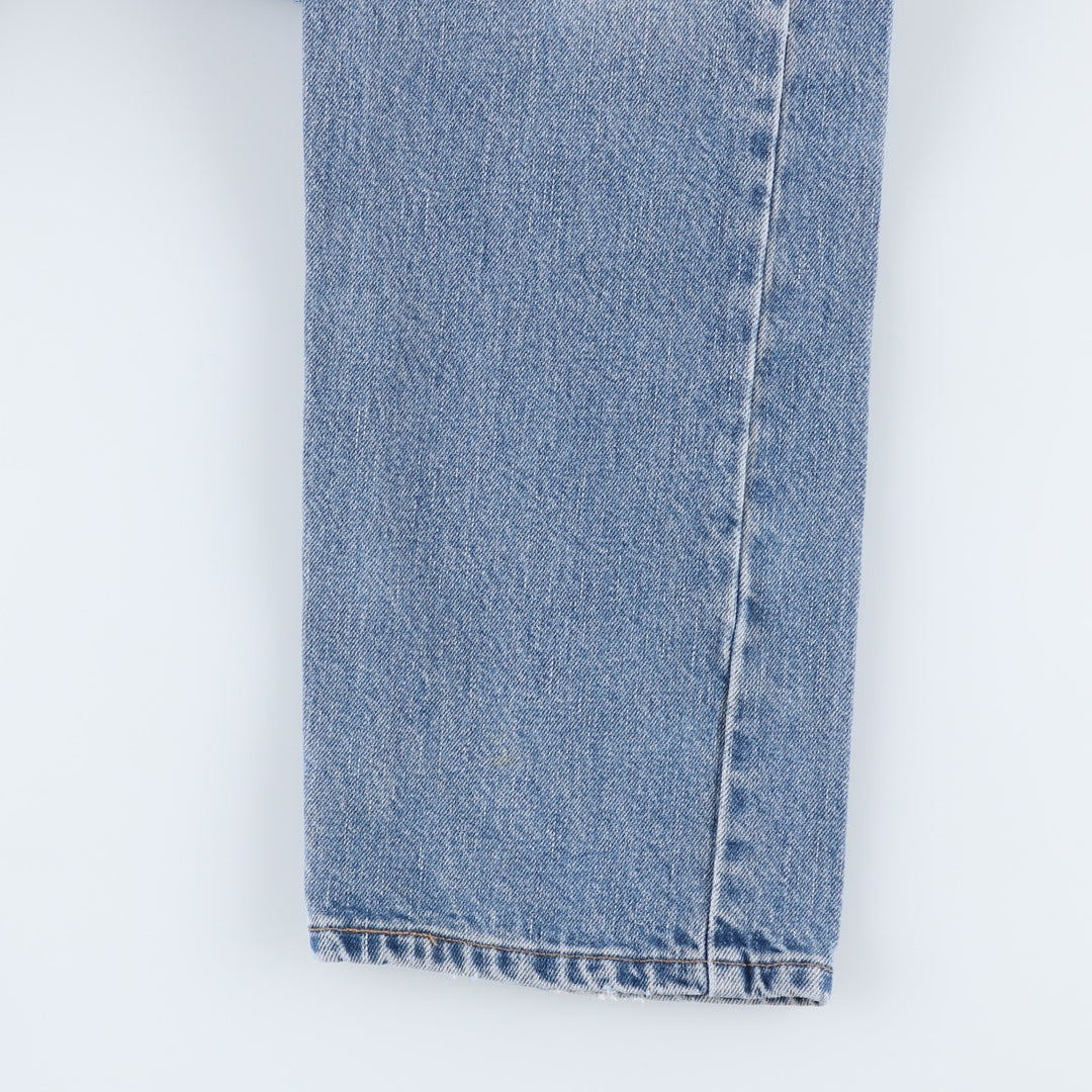 2000'S Levi's 00505-4891 Regular Fit Straight Leg Tapered Denim Pants, Men's Size W31 cotton blue type Vintage Second Hand