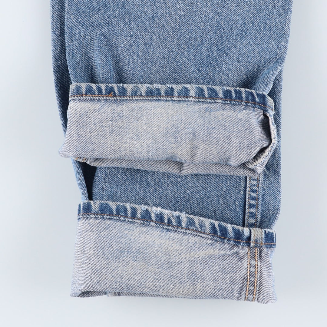 2000'S Levi's 00505-4891 Regular Fit Straight Leg Tapered Denim Pants, Men's Size W31 cotton blue type Vintage Second Hand
