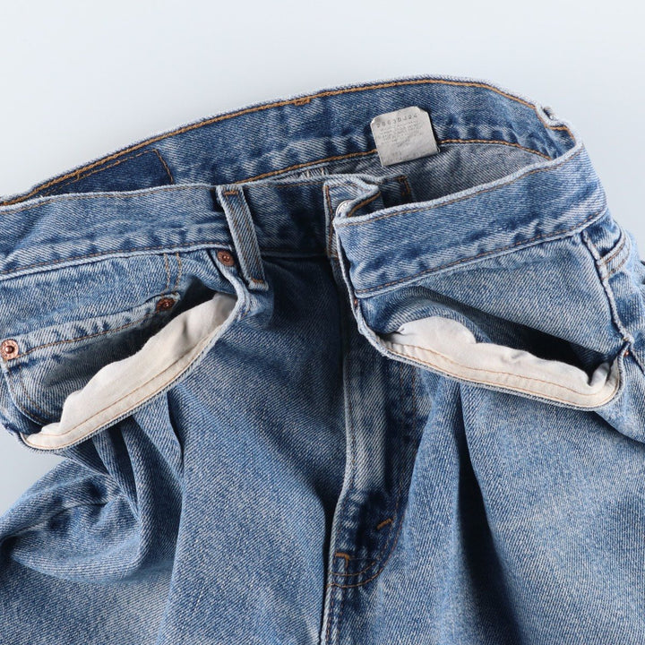 2000'S Levi's 00505-4891 Regular Fit Straight Leg Tapered Denim Pants, Men's Size W31 cotton blue type Vintage Second Hand