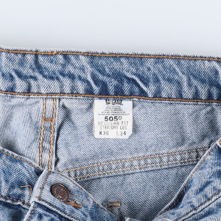 90'S Levi's 40505-0214 Orange Tab Tapered Denim Pants, Men's, Size 34 (Vintage) cotton blue type Vintage Second Hand