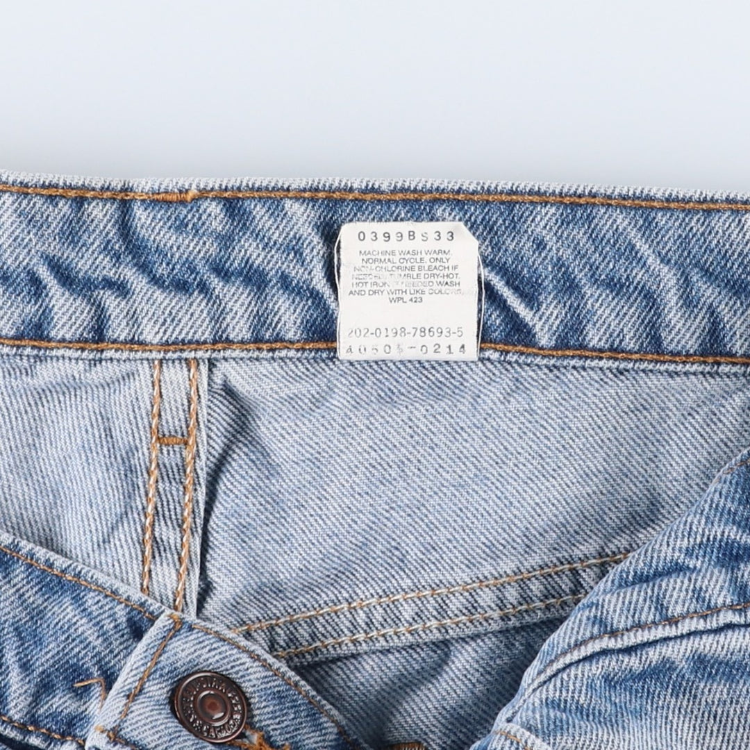 90'S Levi's 40505-0214 Orange Tab Tapered Denim Pants, Men's, Size 34 (Vintage) cotton blue type Vintage Second Hand