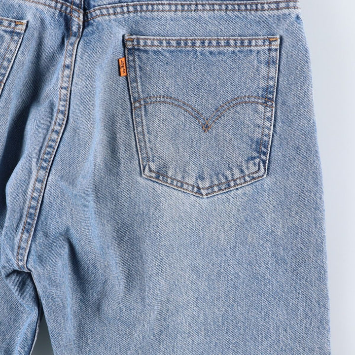 90'S Levi's 40505-0214 Orange Tab Tapered Denim Pants, Men's, Size 34 (Vintage) cotton blue type Vintage Second Hand