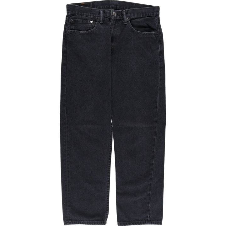 Levi's 505 Black Denim Tapered Denim Pants for Men, W33 equivalent cotton black type Vintage Second Hand