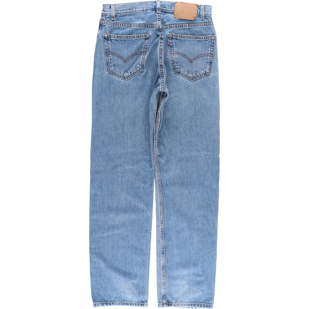 2000'S Levi's 00505-4891 Regular Fit Straight Leg Tapered Denim Pants, Men's Size W31 cotton blue type Vintage Second Hand