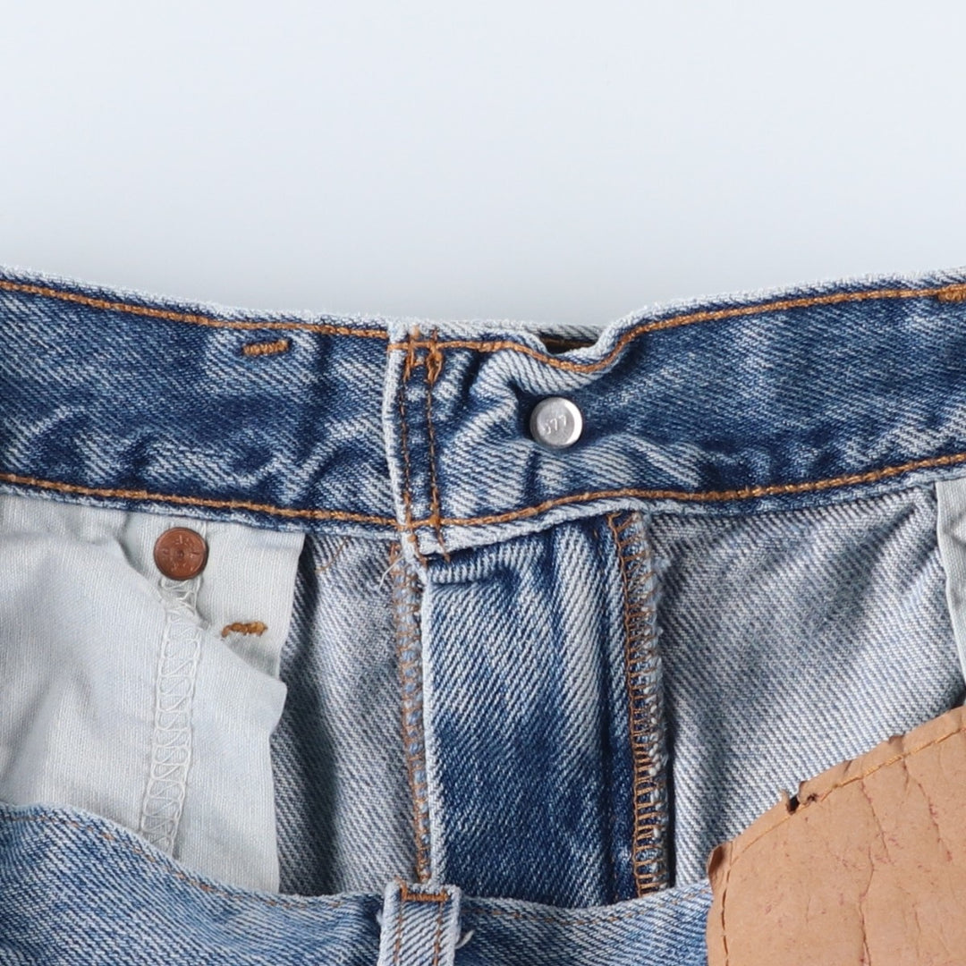 2000'S Levi's 00505-4891 Regular Fit Straight Leg Tapered Denim Pants, Men's Size W31 cotton blue type Vintage Second Hand