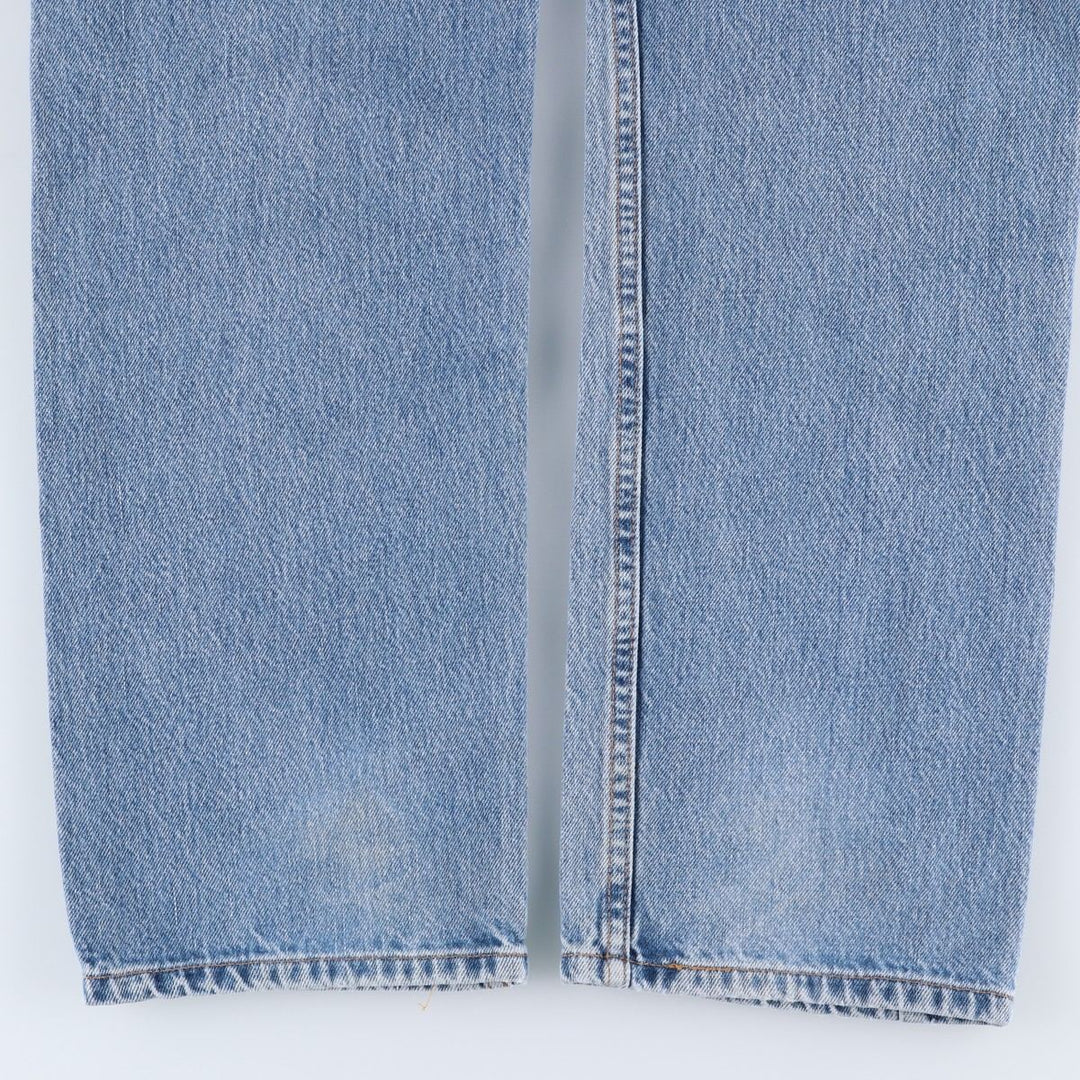 2000'S Levi's 00505-4891 Regular Fit Straight Leg Tapered Denim Pants, Men's Size W31 cotton blue type Vintage Second Hand