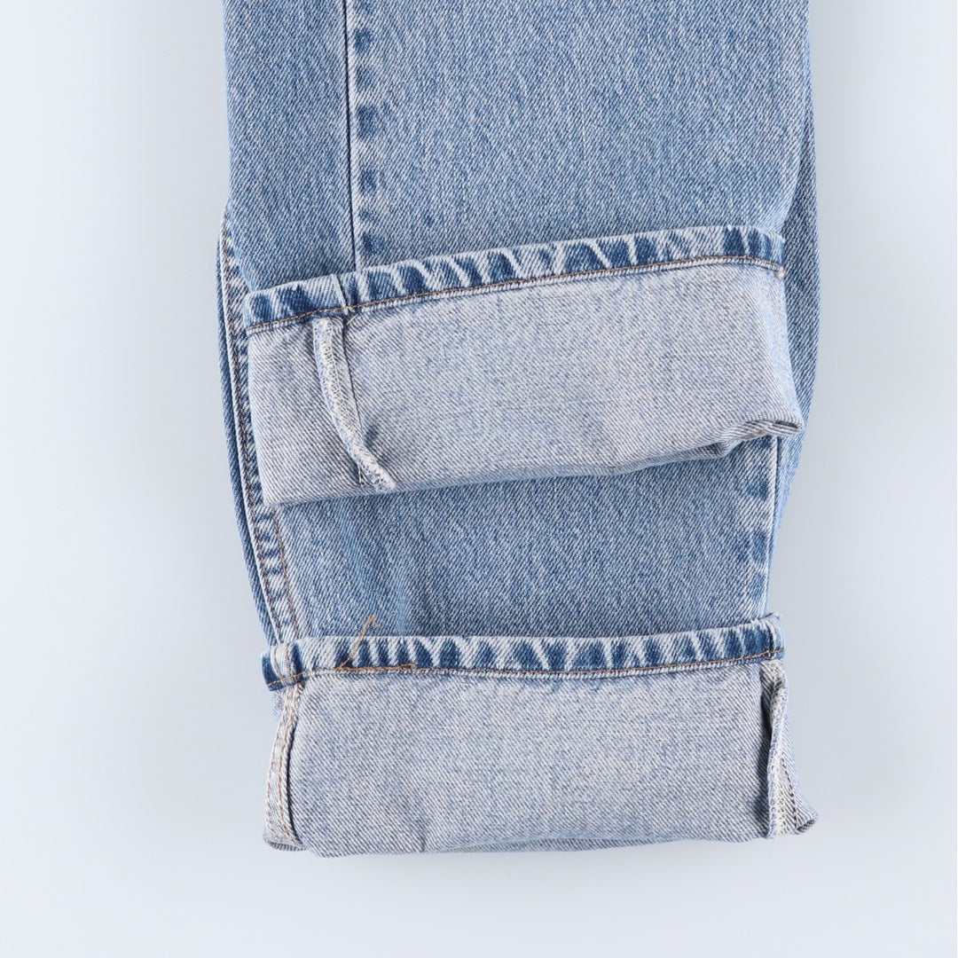 2000'S Levi's 00505-4891 Regular Fit Straight Leg Tapered Denim Pants, Men's Size W31 cotton blue type Vintage Second Hand