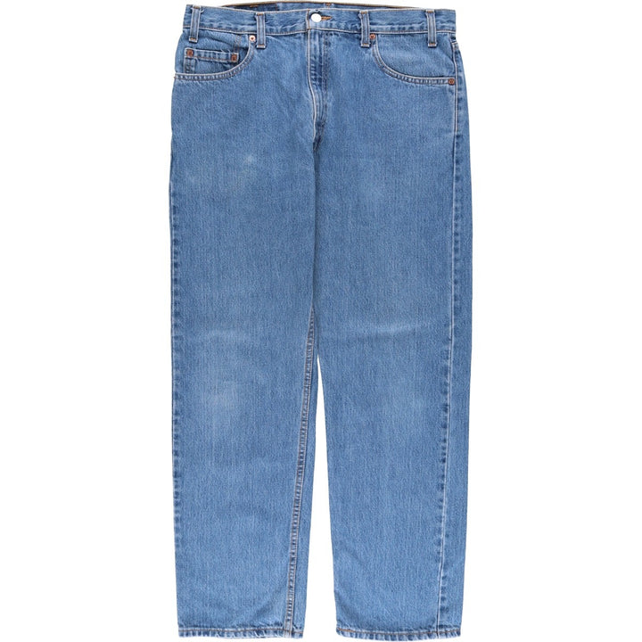 90s-00'S Levi's 00505-4891 Regular Fit Straight Leg Tapered Denim Pants, Made in Canada, Men's Size 35 cotton blue type Vintage Second Hand