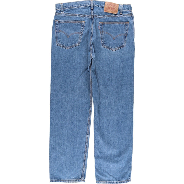 90s-00'S Levi's 00505-4891 Regular Fit Straight Leg Tapered Denim Pants, Made in Canada, Men's Size 35 cotton blue type Vintage Second Hand