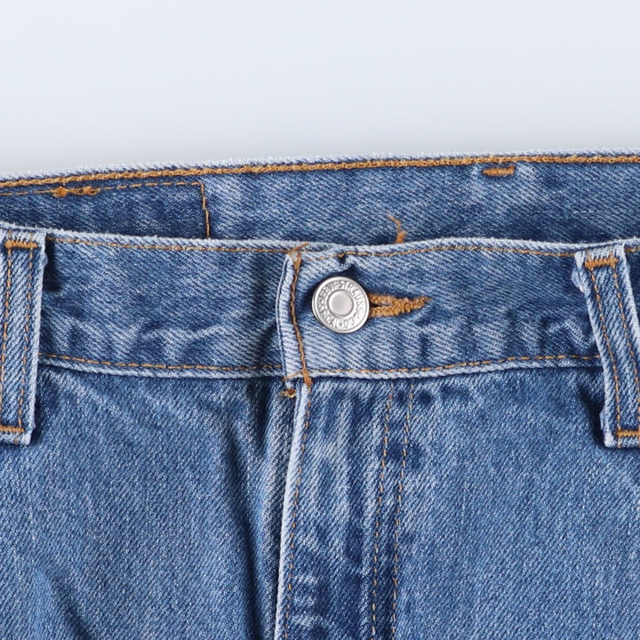 90s-00'S Levi's 00505-4891 Regular Fit Straight Leg Tapered Denim Pants, Made in Canada, Men's Size 35 cotton blue type Vintage Second Hand