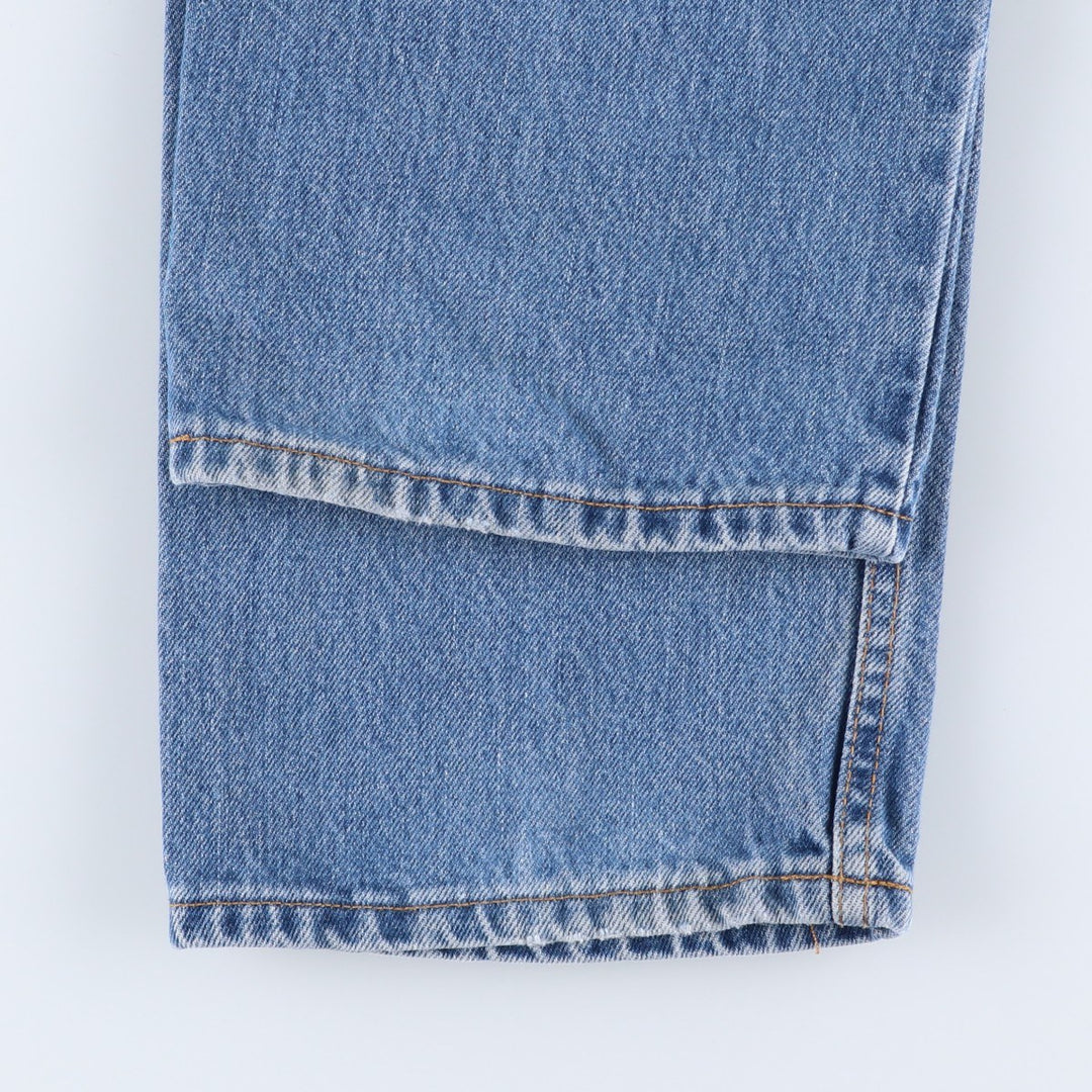 90s-00'S Levi's 00505-4891 Regular Fit Straight Leg Tapered Denim Pants, Made in Canada, Men's Size 35 cotton blue type Vintage Second Hand
