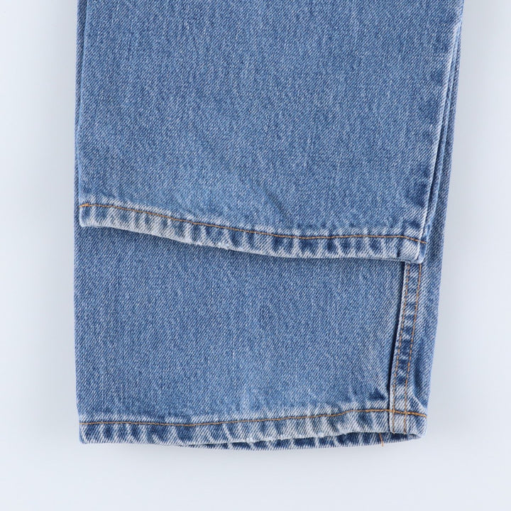 90s-00'S Levi's 00505-4891 Regular Fit Straight Leg Tapered Denim Pants, Made in Canada, Men's Size 35 cotton blue type Vintage Second Hand