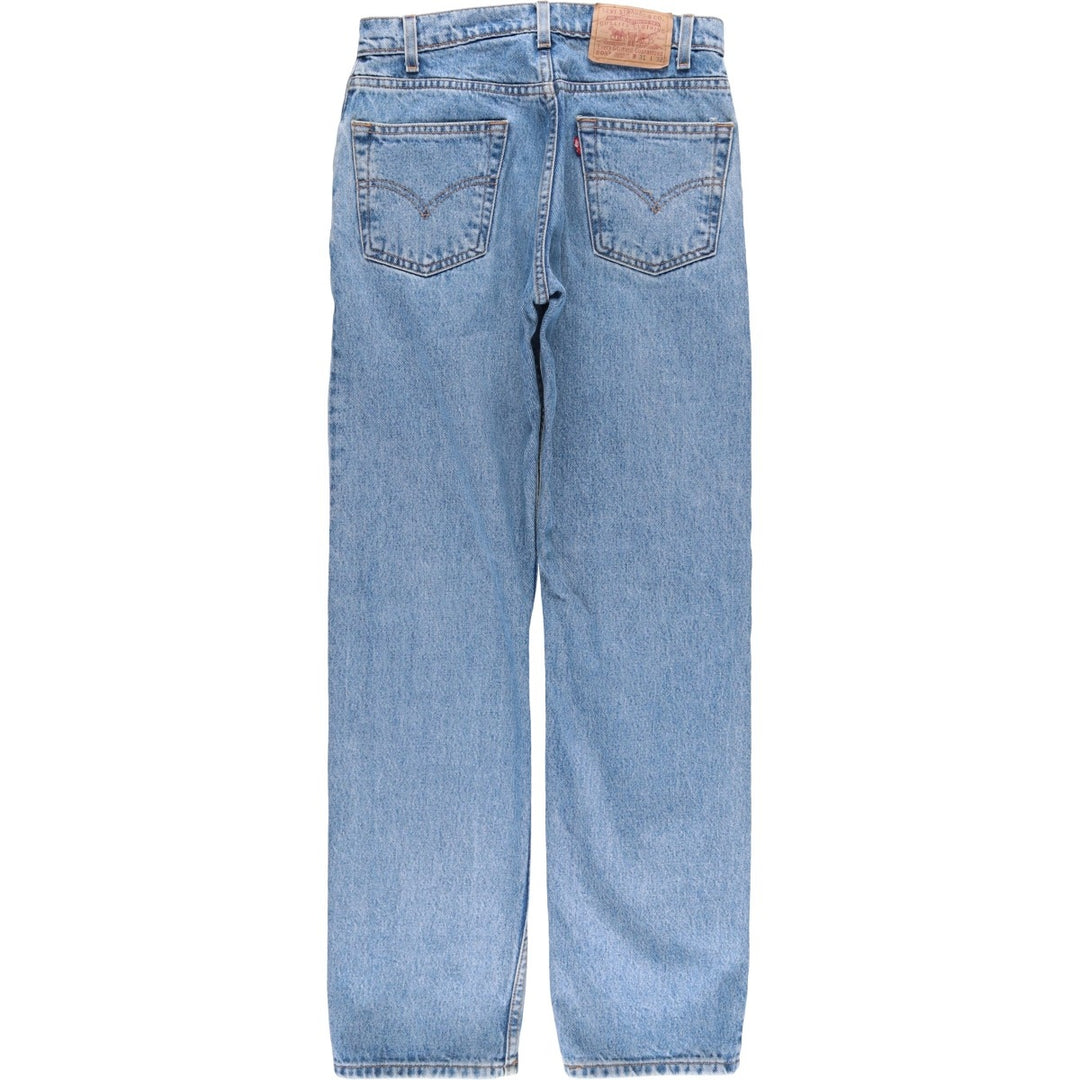 90'S Levi's 00505-4891 Regular Fit Straight Leg Tapered Denim Pants, Men's, Size W29, Vintage cotton blue type Vintage Second Hand