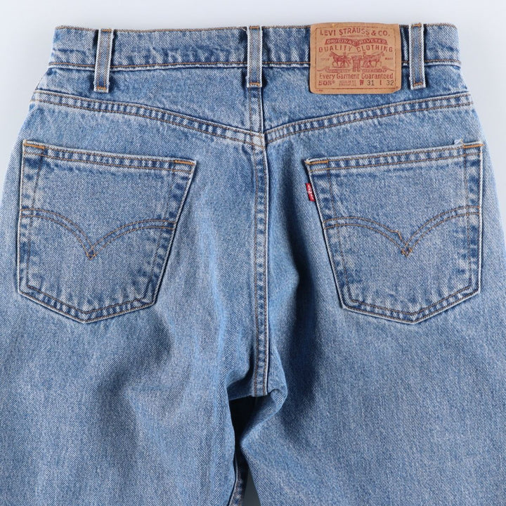 90'S Levi's 00505-4891 Regular Fit Straight Leg Tapered Denim Pants, Men's, Size W29, Vintage cotton blue type Vintage Second Hand