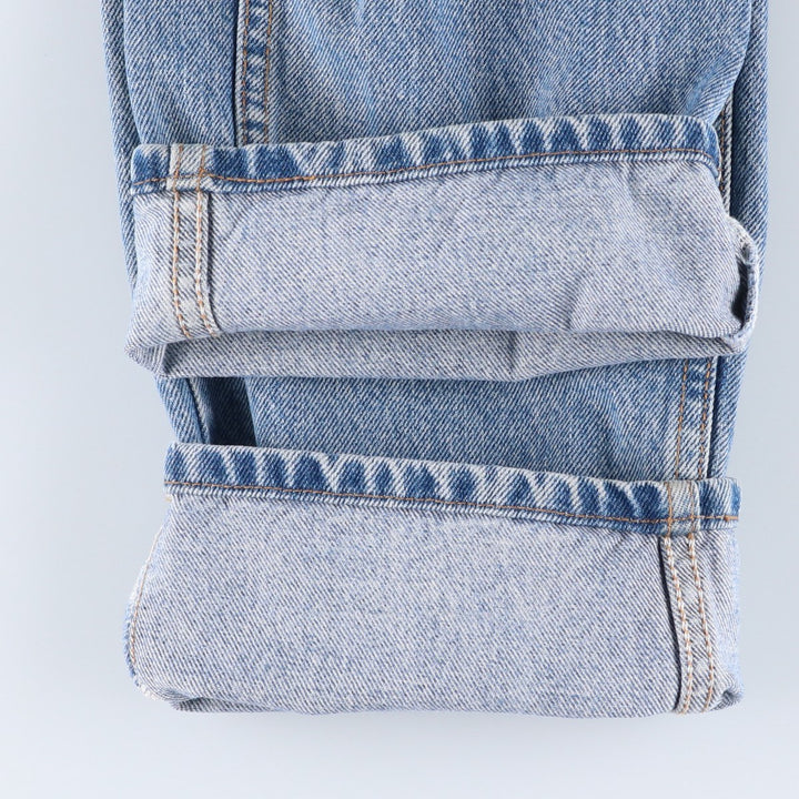 90'S Levi's 00505-4891 Regular Fit Straight Leg Tapered Denim Pants, Men's, Size W29, Vintage cotton blue type Vintage Second Hand