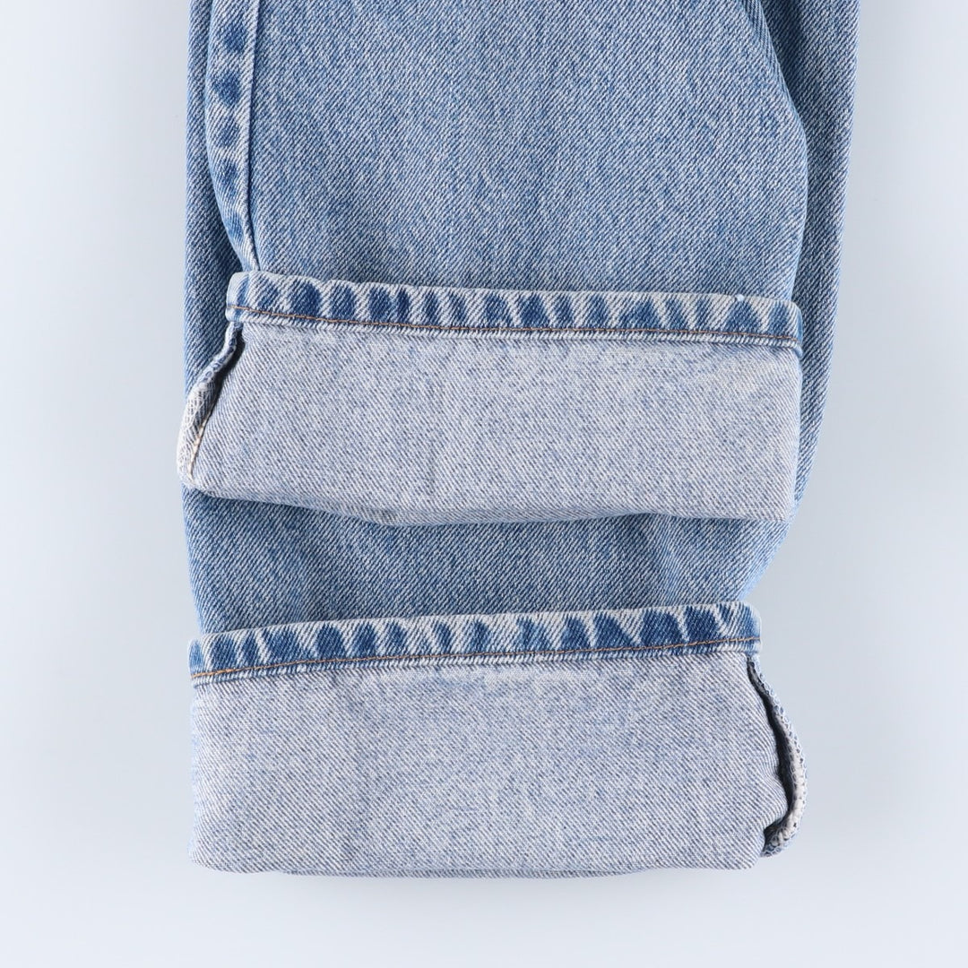 90'S Levi's 00505-4891 Regular Fit Straight Leg Tapered Denim Pants, Men's, Size W29, Vintage cotton blue type Vintage Second Hand