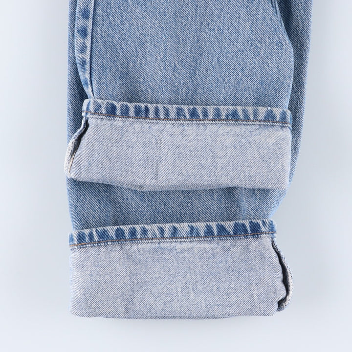 90'S Levi's 00505-4891 Regular Fit Straight Leg Tapered Denim Pants, Men's, Size W29, Vintage cotton blue type Vintage Second Hand