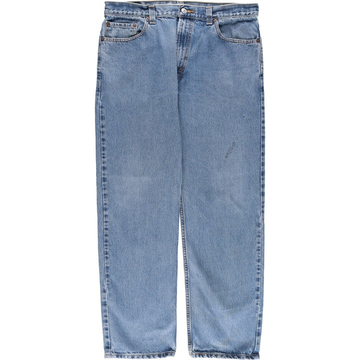 Levi's 505 REGULAR FIT tapered denim pants for men, size w36 cotton blue type Vintage Second Hand