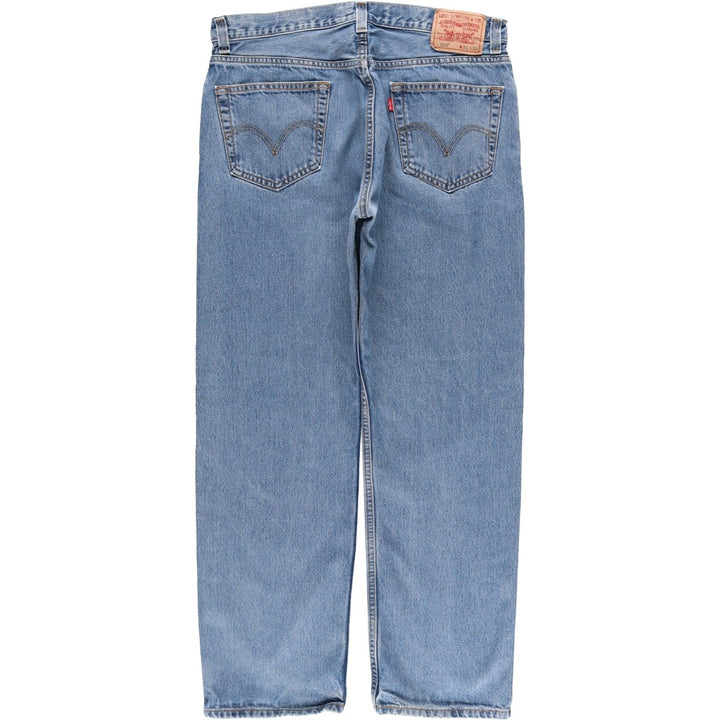 Levi's 505 REGULAR FIT tapered denim pants for men, size w36 cotton blue type Vintage Second Hand