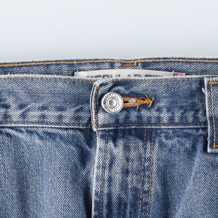 Levi's 505 REGULAR FIT tapered denim pants for men, size w36 cotton blue type Vintage Second Hand