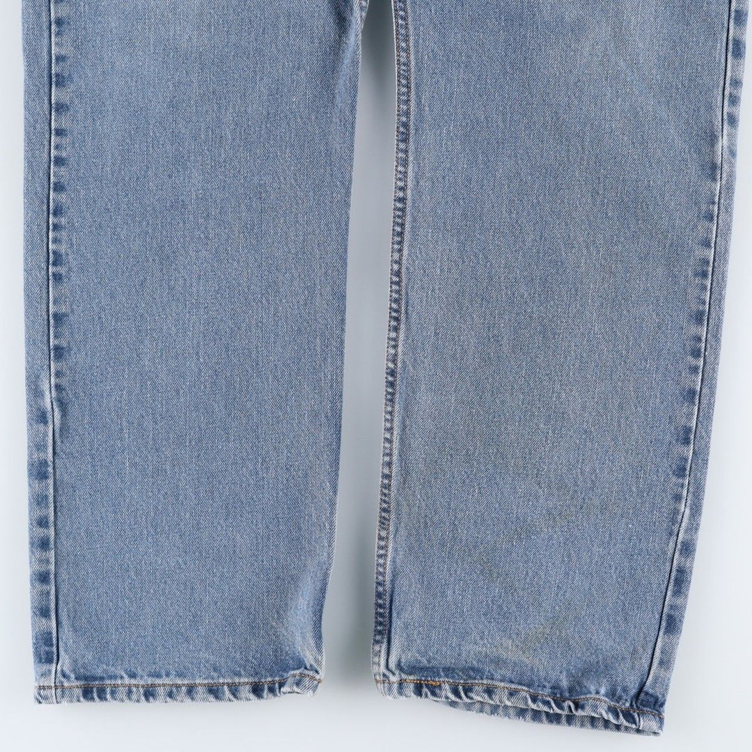 Levi's 505 REGULAR FIT tapered denim pants for men, size w36 cotton blue type Vintage Second Hand