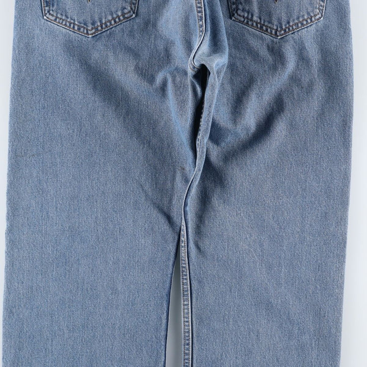 Levi's 505 REGULAR FIT tapered denim pants for men, size w36 cotton blue type Vintage Second Hand
