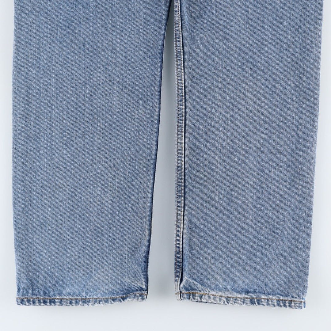 Levi's 505 REGULAR FIT tapered denim pants for men, size w36 cotton blue type Vintage Second Hand