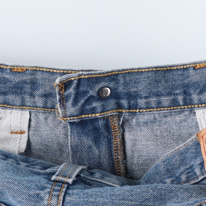 Levi's 505 REGULAR FIT tapered denim pants for men, size w36 cotton blue type Vintage Second Hand