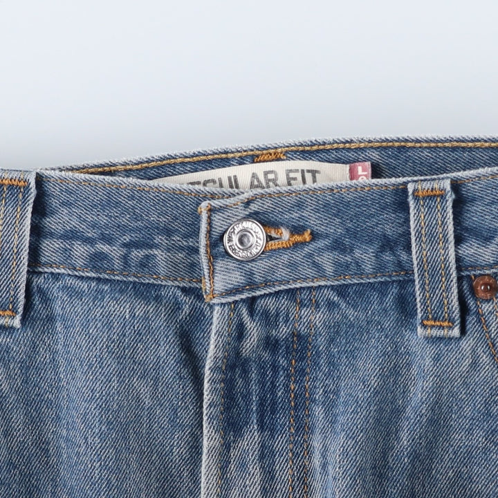 Levi's 505 REGULAR FIT tapered denim pants for men, size w36 cotton blue type Vintage Second Hand