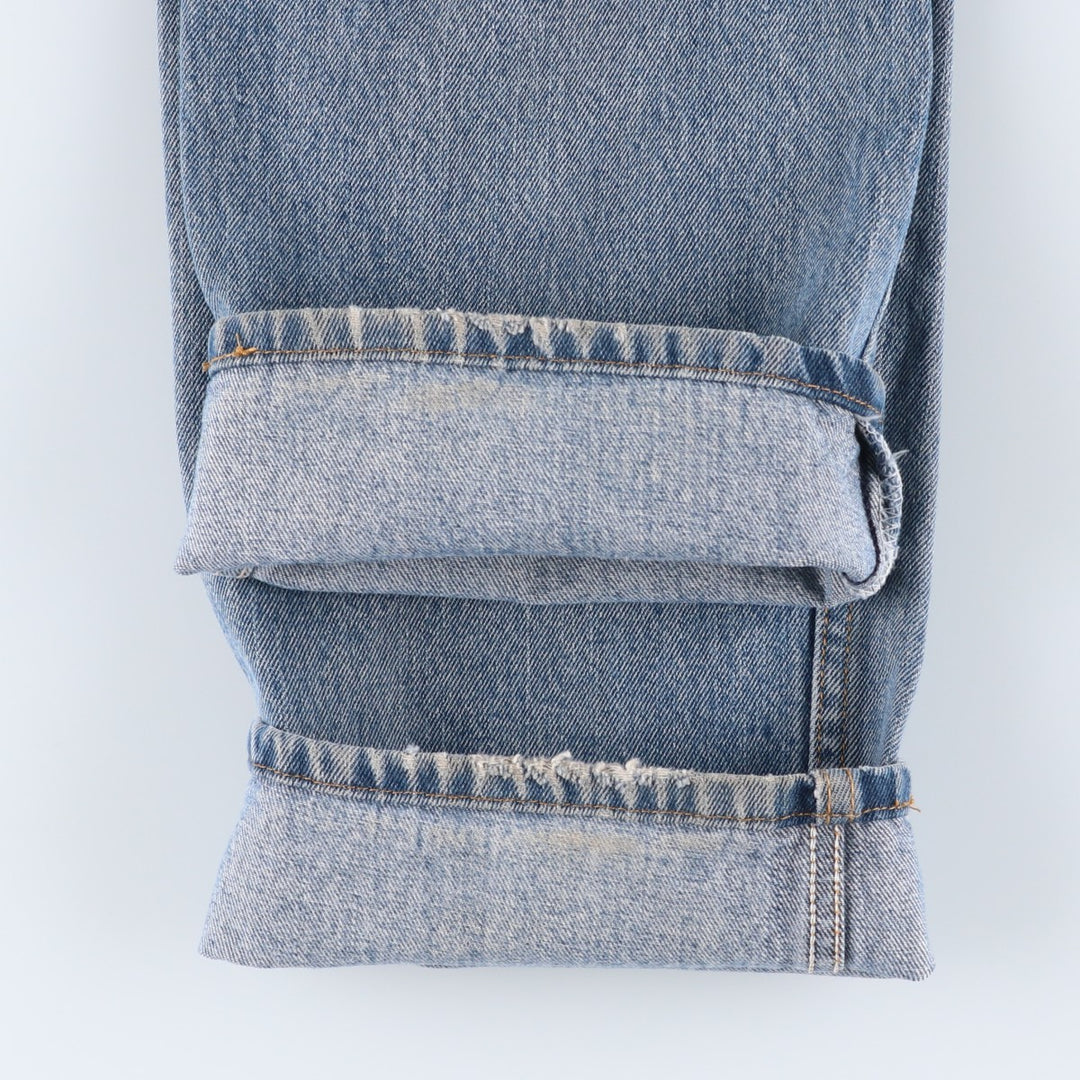 Levi's 505 REGULAR FIT tapered denim pants for men, size w36 cotton blue type Vintage Second Hand