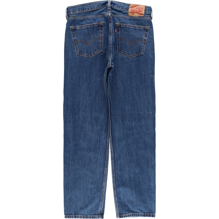 Levi's 505-4886 Straight Denim Pants, Men's, Size W35 unclear blue type Vintage Second Hand