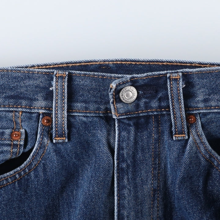 Levi's 505-4886 Straight Denim Pants, Men's, Size W35 unclear blue type Vintage Second Hand