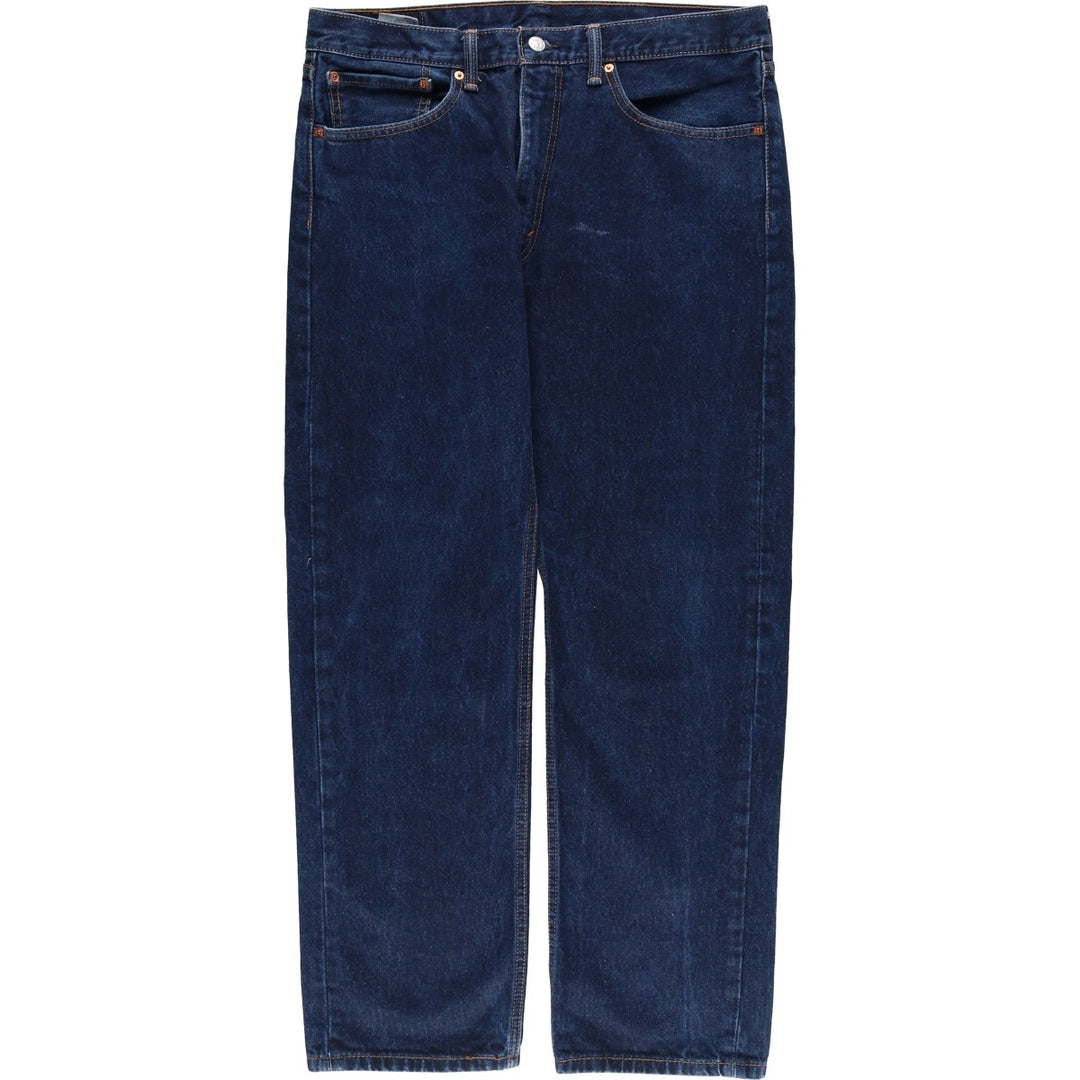 Levi's 505-0216 Tapered Denim Pants, Men's, Size W36 cotton Navy blue Vintage Second Hand