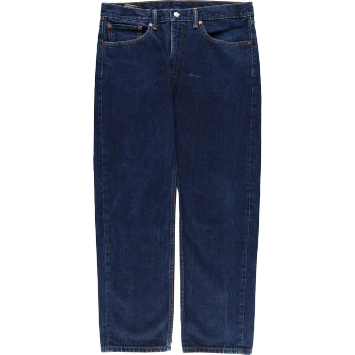 Levi's 505-0216 Tapered Denim Pants, Men's, Size W36 cotton Navy blue Vintage Second Hand