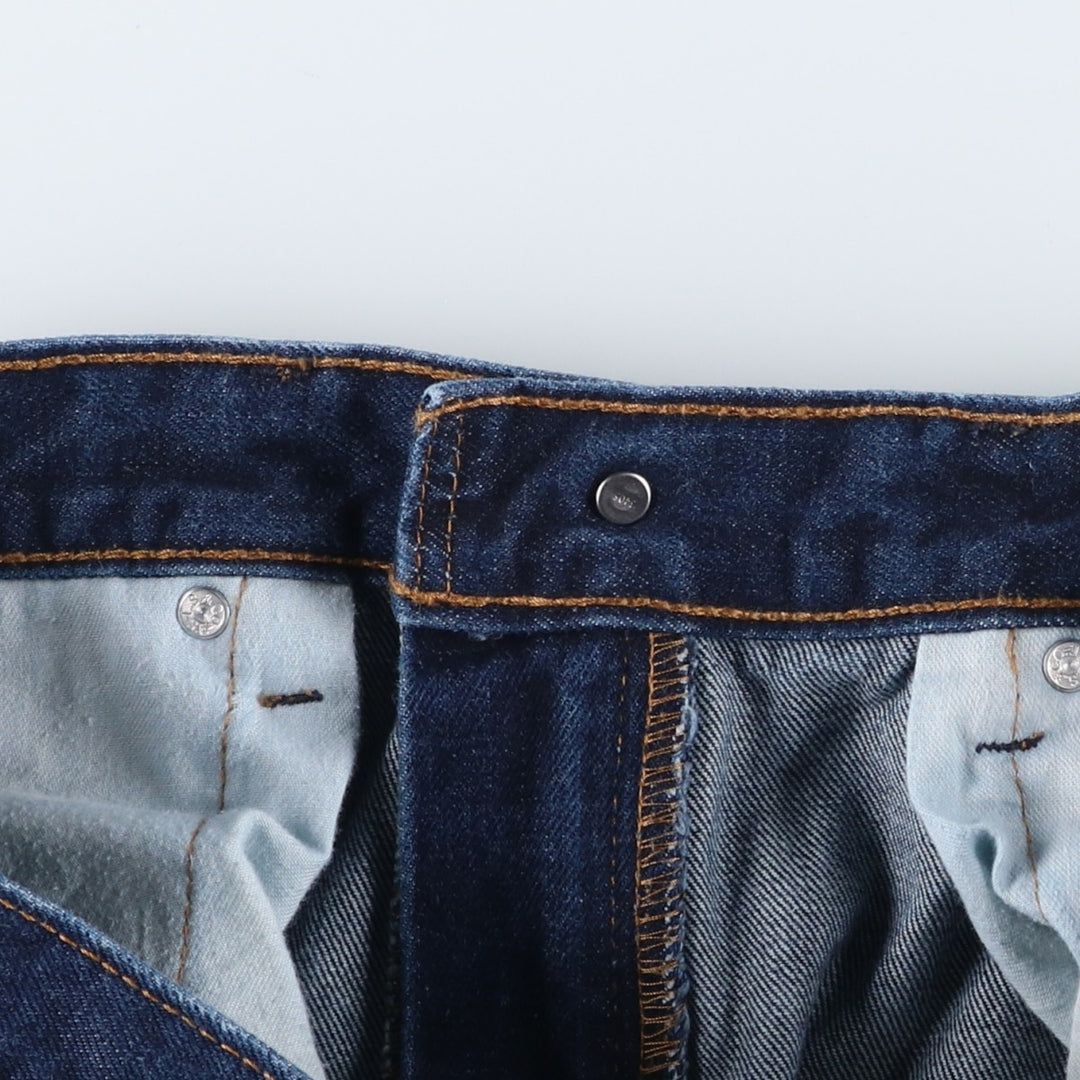 Levi's 505-0216 Tapered Denim Pants, Men's, Size W36 cotton Navy blue Vintage Second Hand