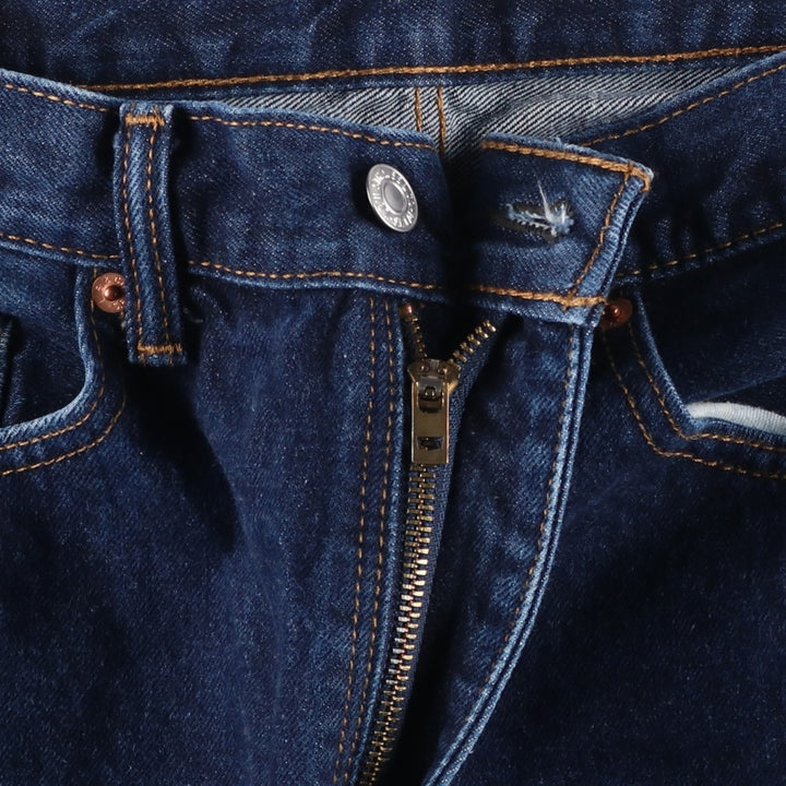 Levi's 505-0216 Tapered Denim Pants, Men's, Size W36 cotton Navy blue Vintage Second Hand