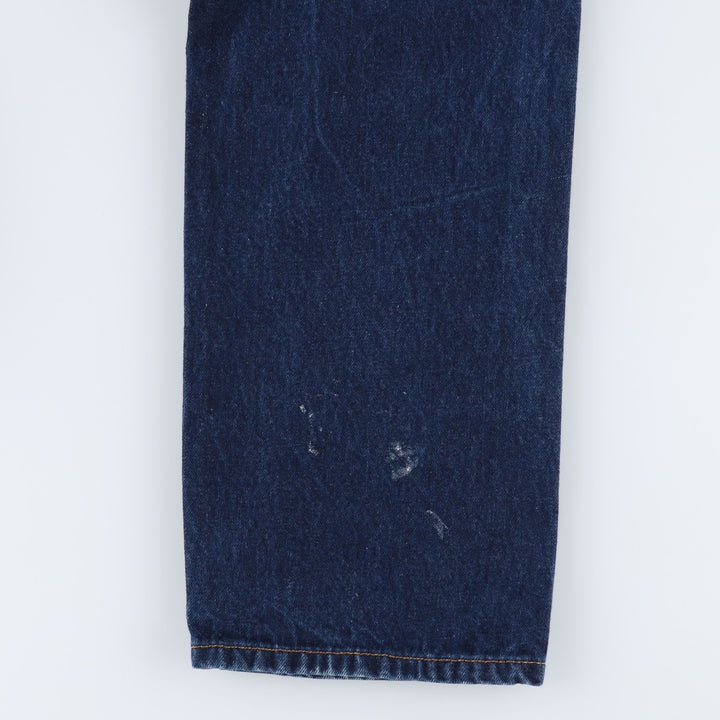Levi's 505-0216 Tapered Denim Pants, Men's, Size W36 cotton Navy blue Vintage Second Hand
