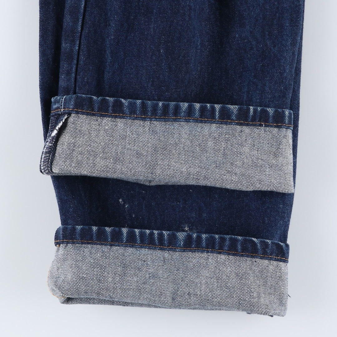 Levi's 505-0216 Tapered Denim Pants, Men's, Size W36 cotton Navy blue Vintage Second Hand