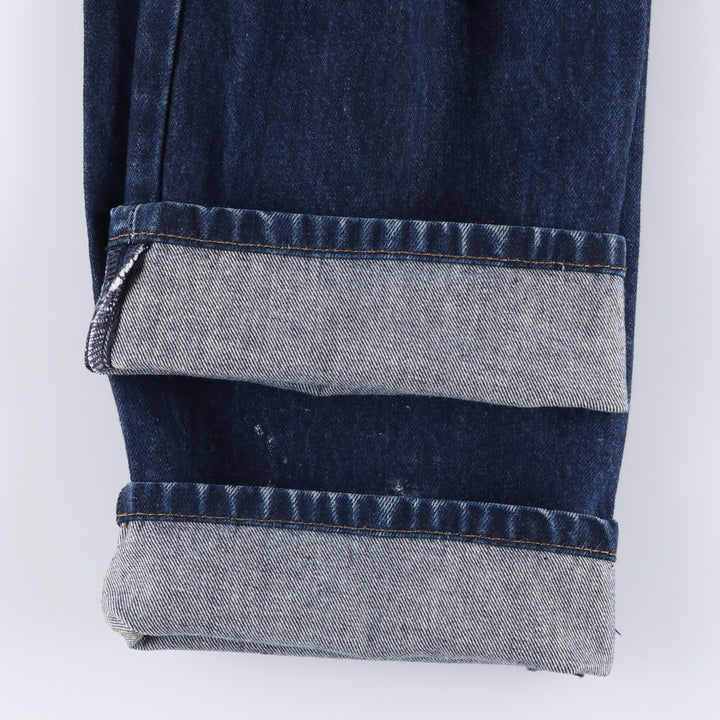 Levi's 505-0216 Tapered Denim Pants, Men's, Size W36 cotton Navy blue Vintage Second Hand