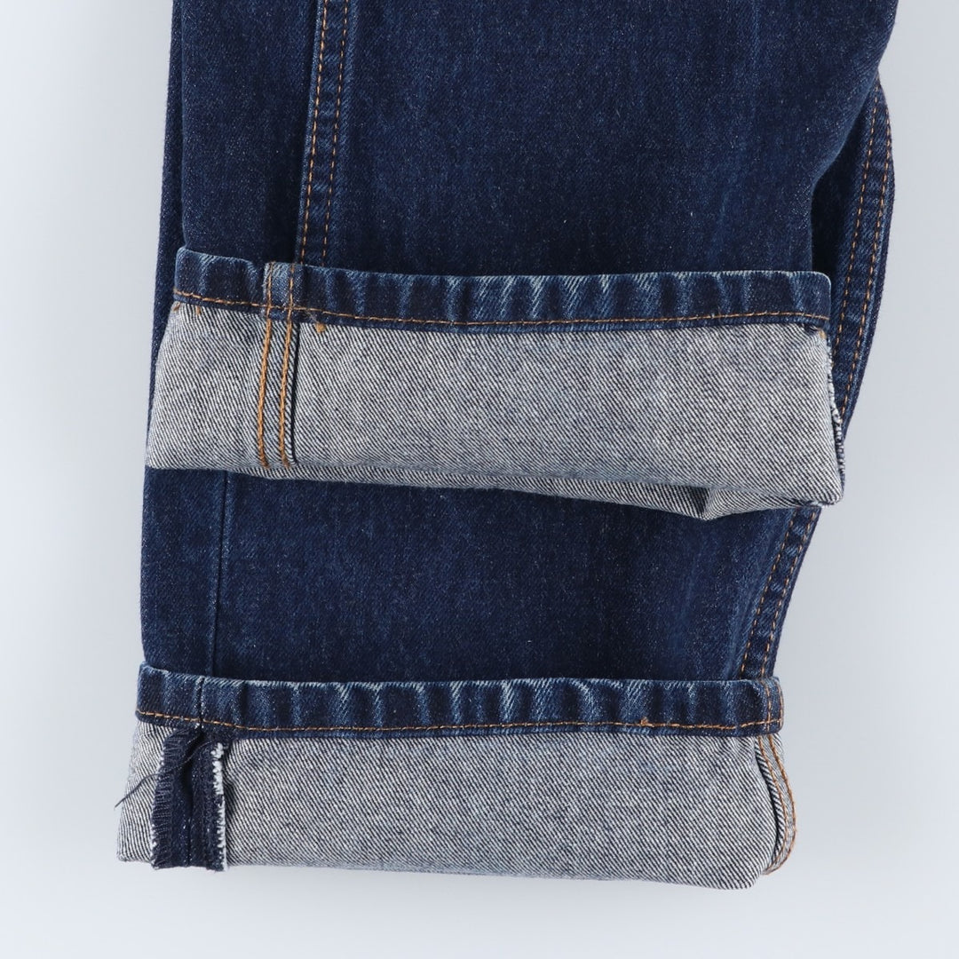 Levi's 505-0216 Tapered Denim Pants, Men's, Size W36 cotton Navy blue Vintage Second Hand
