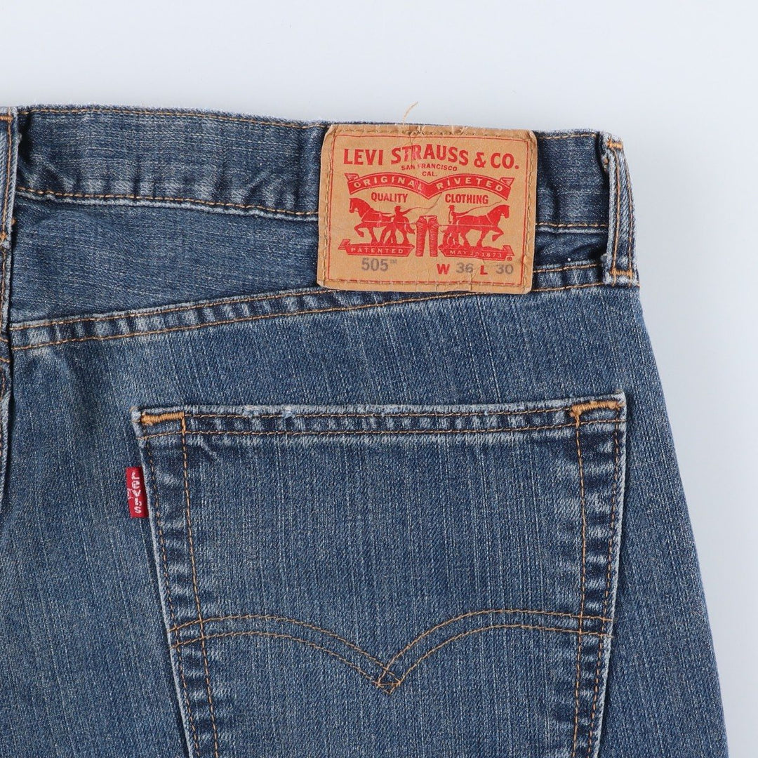 Levi's 505-2765 Tapered Denim Pants, Men's, Size W37 cotton blue type Vintage Second Hand