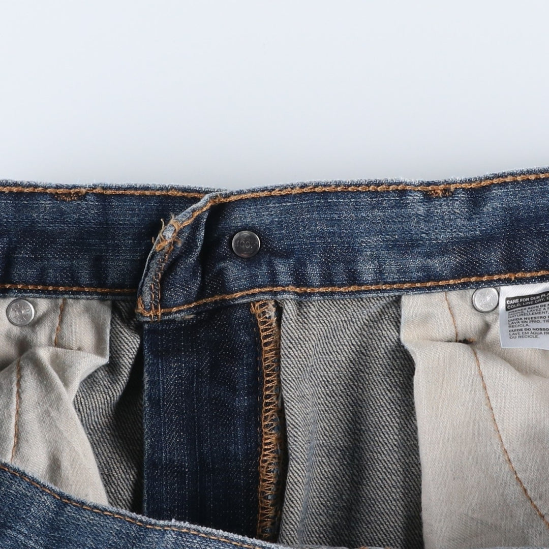 Levi's 505-2765 Tapered Denim Pants, Men's, Size W37 cotton blue type Vintage Second Hand