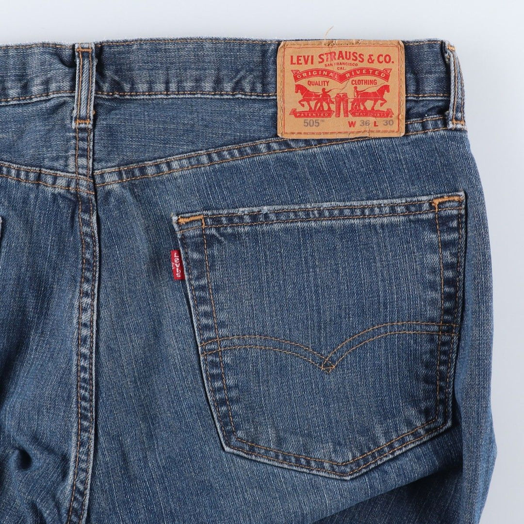 Levi's 505-2765 Tapered Denim Pants, Men's, Size W37 cotton blue type Vintage Second Hand