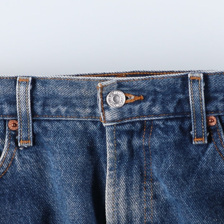 Levi's 505 REGULAR FIT tapered denim pants for men, size w33 cotton blue type Vintage Second Hand