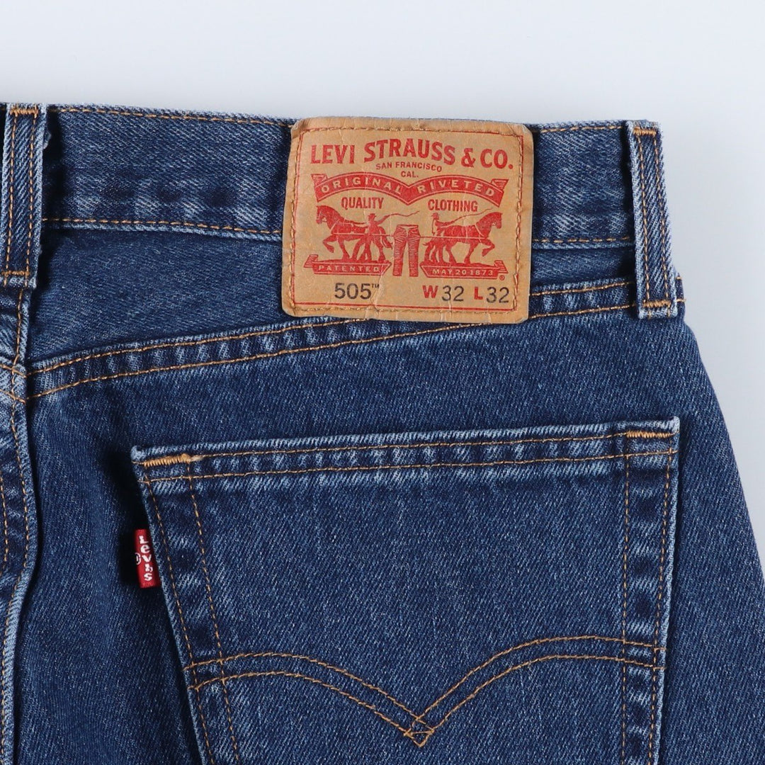 Levi's 505-4886 Straight Denim Pants, Men's, Size W34 cotton blue type Vintage Second Hand