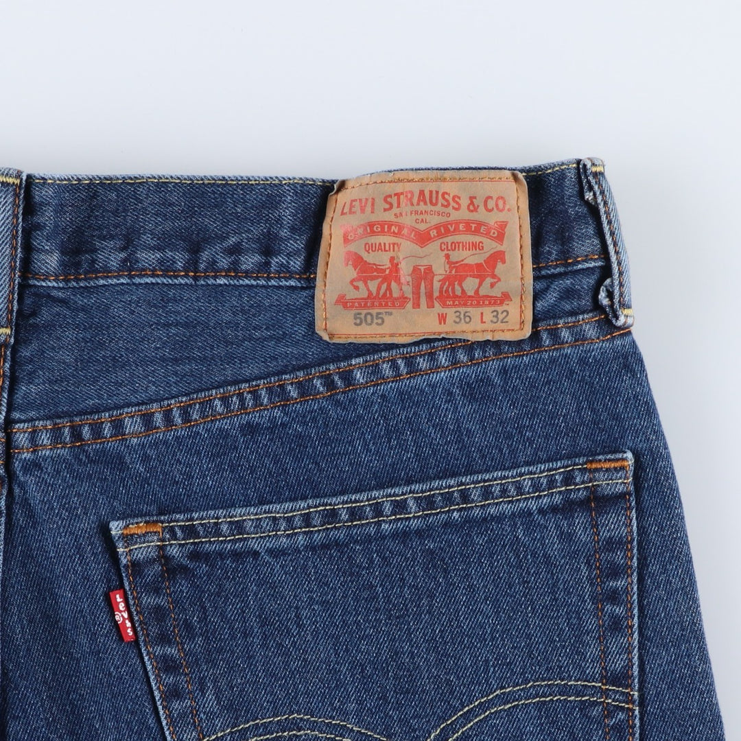 Levi's 505-4886 Straight Denim Pants, Men's, Size W37 cotton blue type Vintage Second Hand