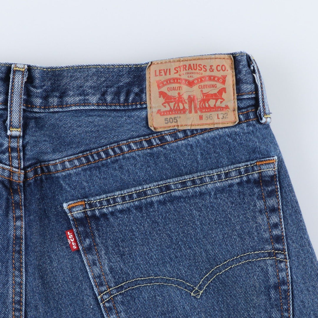 Levi's 505-4886 Straight Denim Pants, Men's, Size 36 cotton blue type Vintage Second Hand