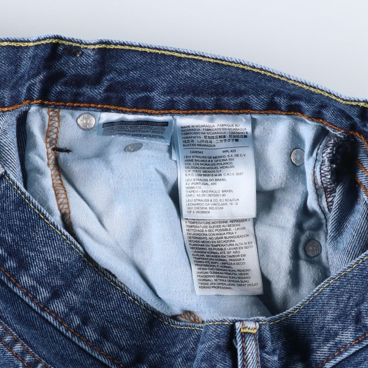 Levi's 505-4886 Straight Denim Pants, Men's, Size 36 cotton blue type Vintage Second Hand